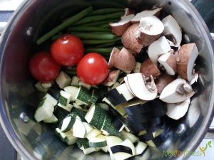 Frische Zutaten sind das A und O für gute Fitness Rezepte.