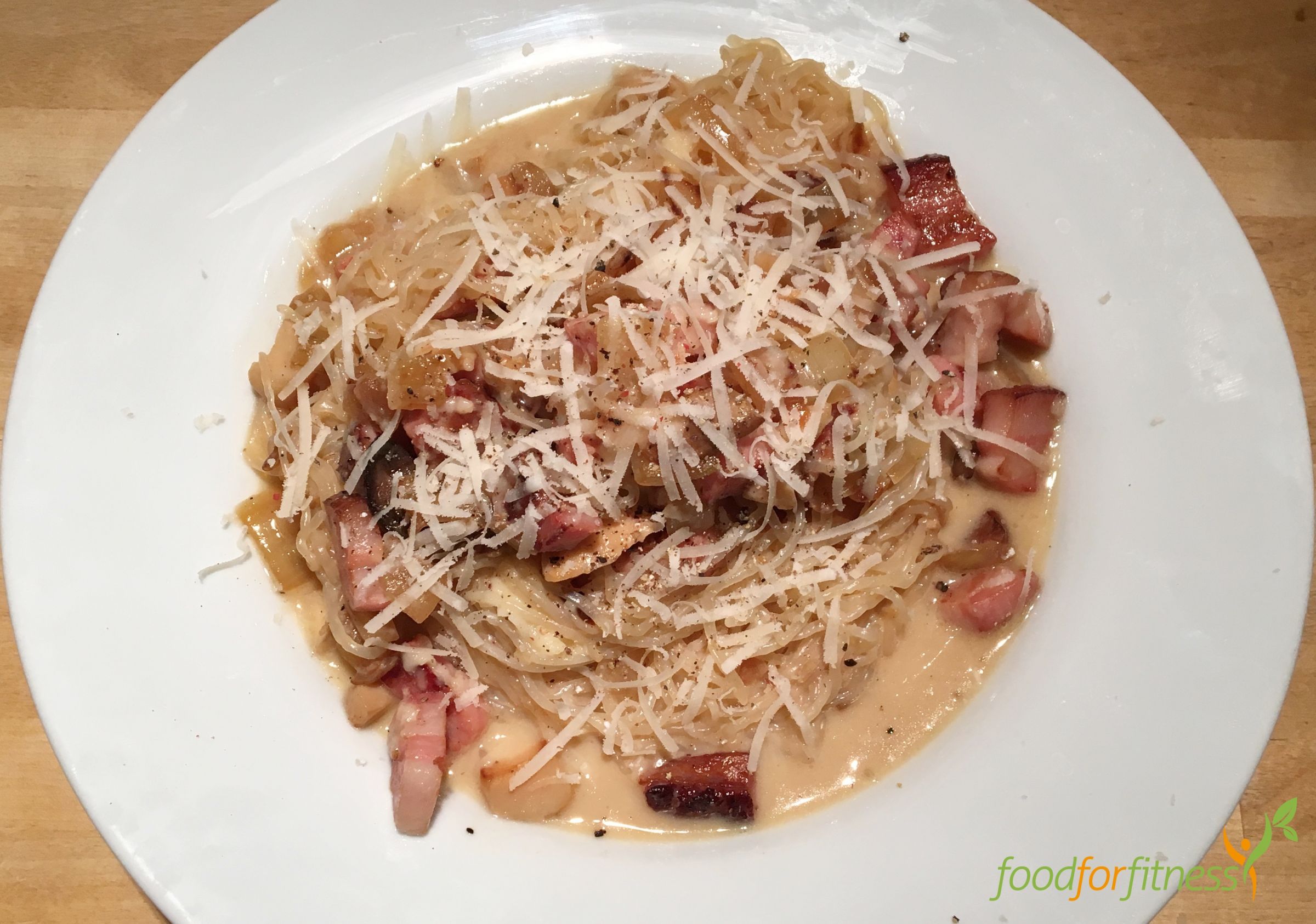 konjak nudeln carbonara | food for fitness