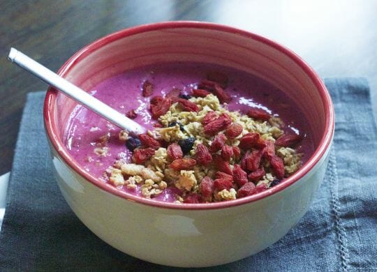 Goji Beeren in Müsli