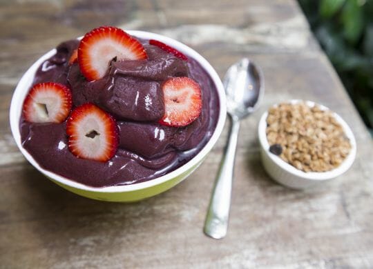 Acai Beeren im Smoothie test