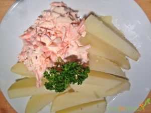 Apfel Karotten Quark