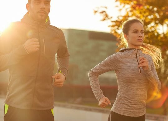Laufen ist gesund