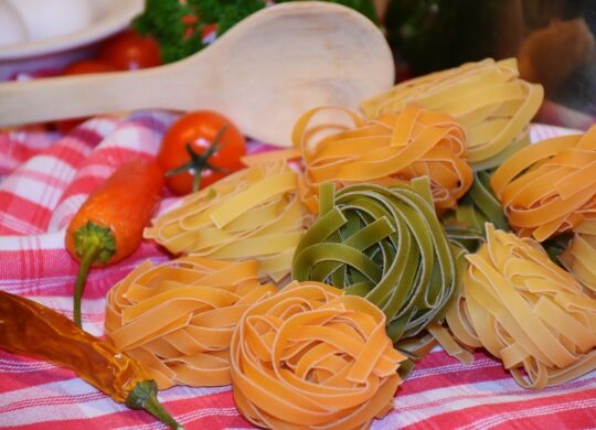 noodles, tagliatelle, pasta