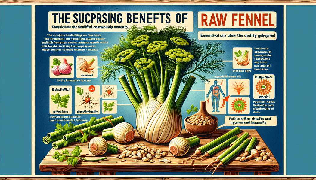 Versorgt den Körper mit wichtigen Mineralien -  Warum Fenchel roh erstaunlich ist