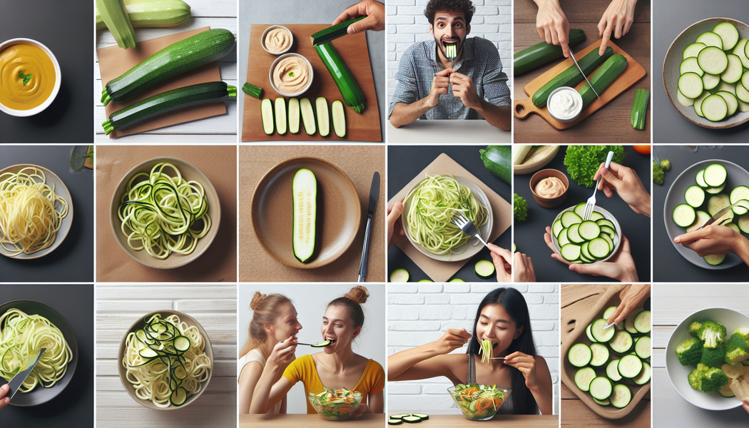 Kreative Verwendungsmöglichkeiten von rohen Zucchini in Rezepten - Können wir Zucchini wirklich roh essen